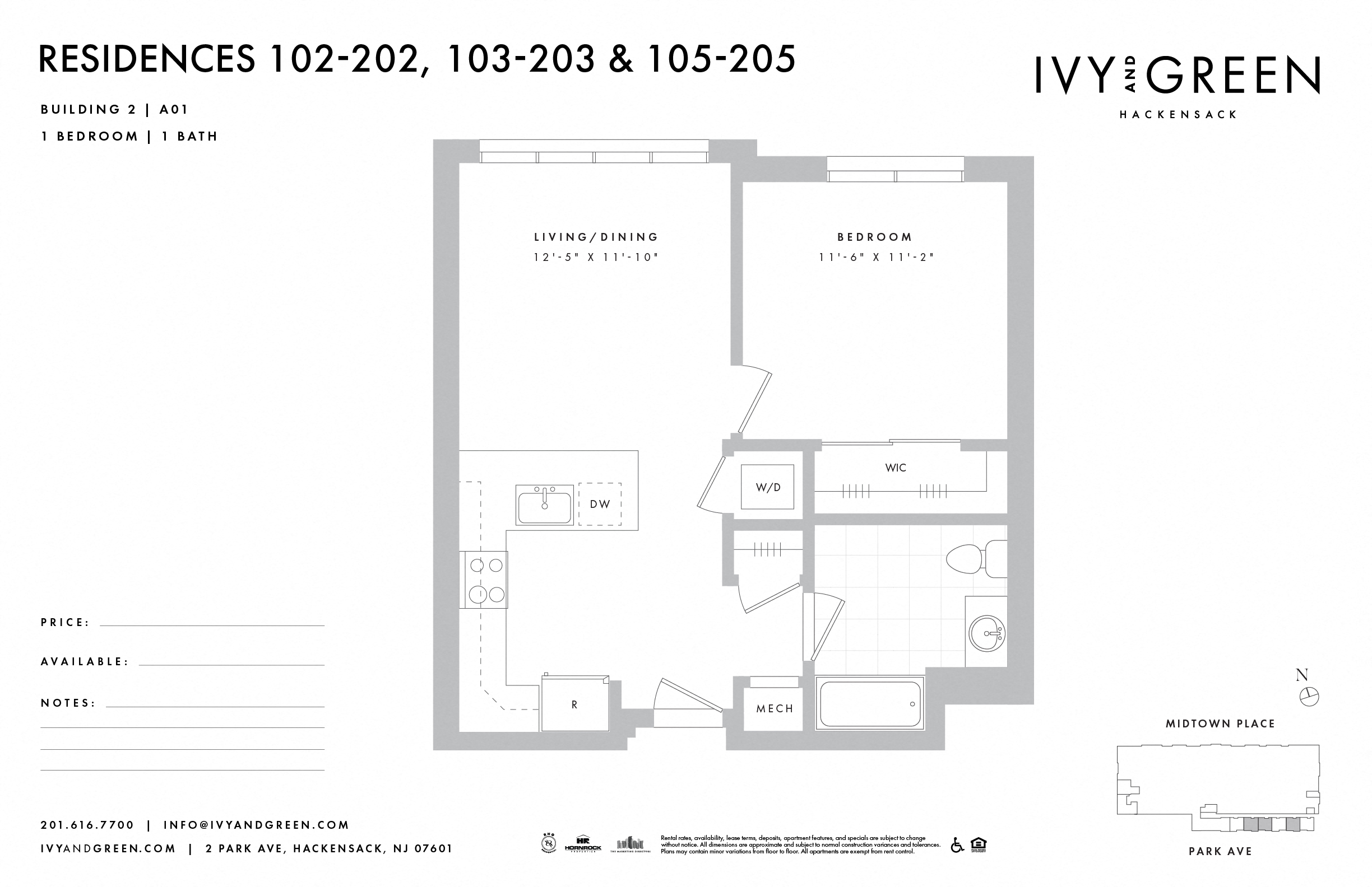 1 Park Avenue Studio-2 Beds Apartment for Rent - Photo Gallery 42